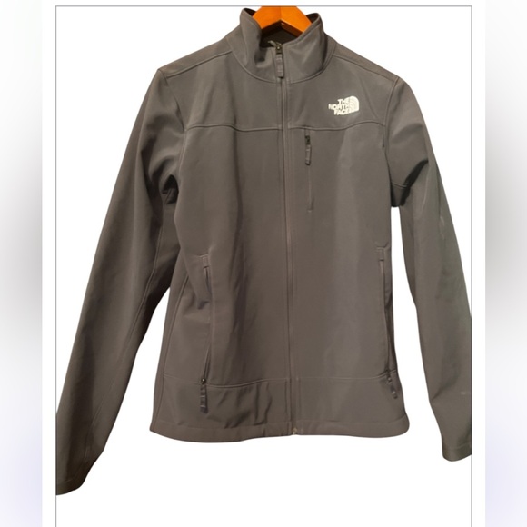 The North Face Apex Bionic Full Zip Softshell Windwall Grey Jacket Sz S Men - Picture 6 of 8